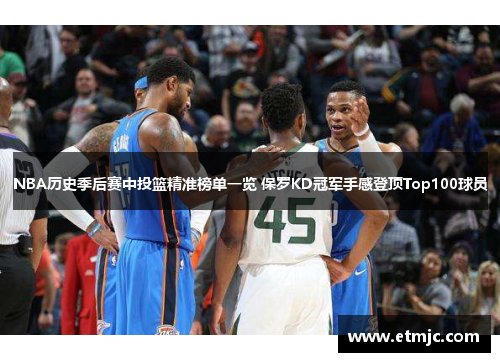 NBA历史季后赛中投篮精准榜单一览 保罗KD冠军手感登顶Top100球员